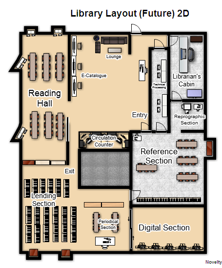 Library Floor Plan & Amenities | AITD Goa