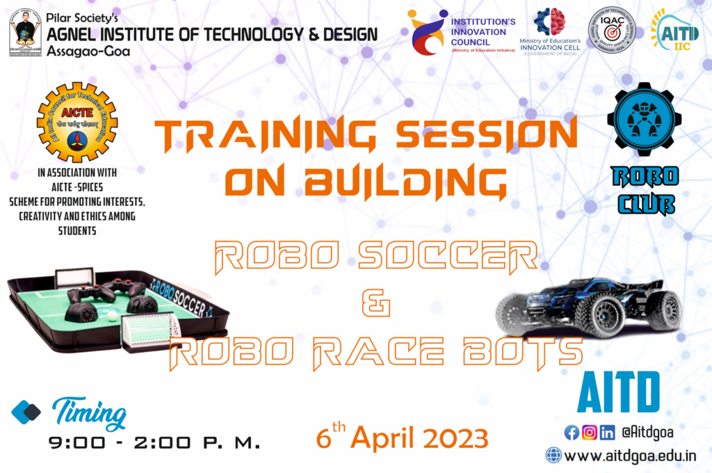 Training session on "Building ROBO-SOCCER and ROBO-RACE bots"