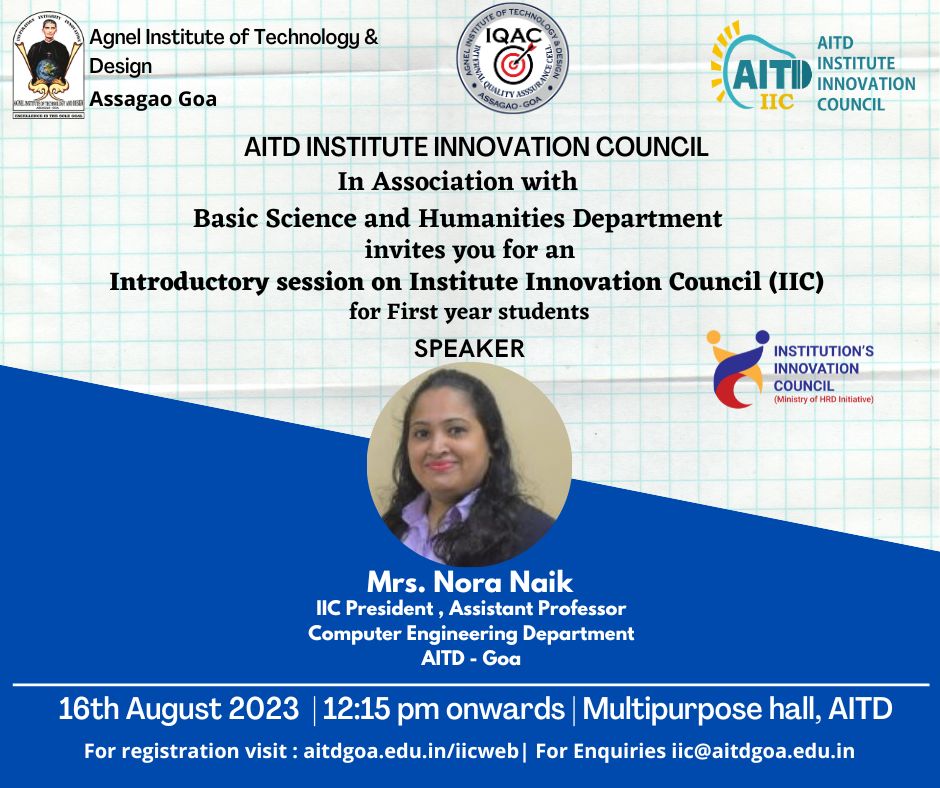 Introductory session on Institute Innovation Council (IIC)